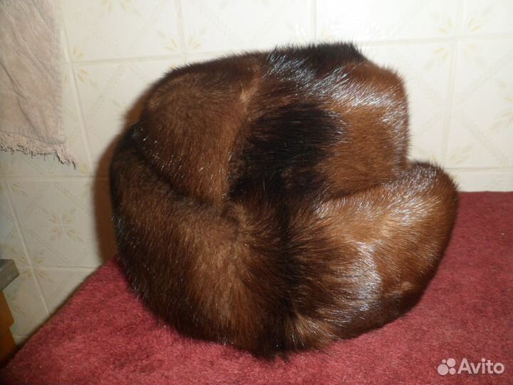 Шапка норковая, размер 57-59