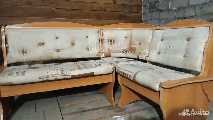 Кухонный мягкий уголок бу