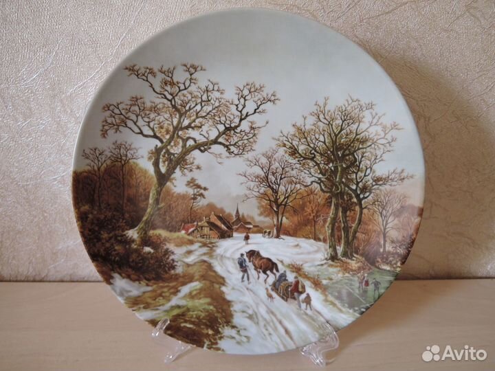 Тарелка настенная коллекционная Голландия