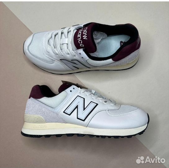 New Balance 574 'White Burgundy'