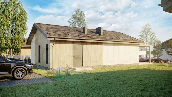 Дом 90 м² на участке 6 сот.