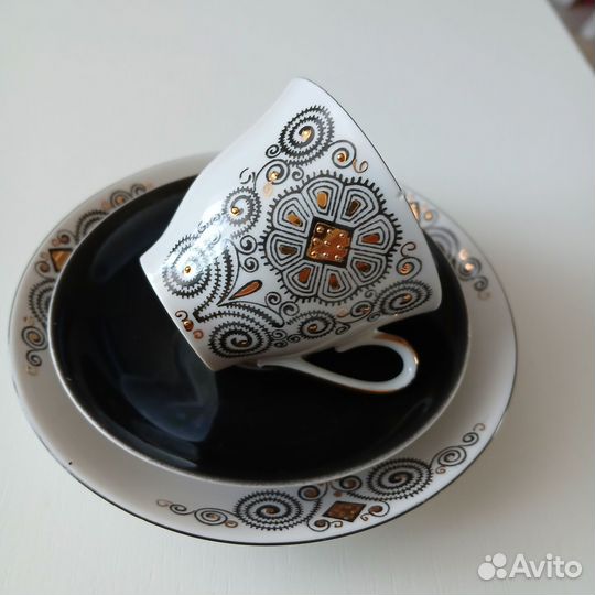 Чашка с блюдцем Рига