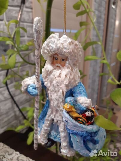 Ватные елочные игрушки новые