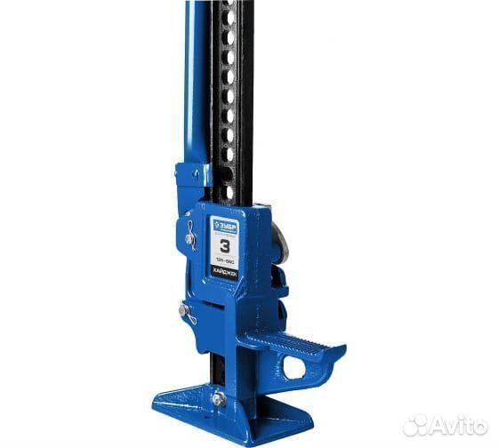 Реечный механический домкрат 3т, 125-1330мм зубр