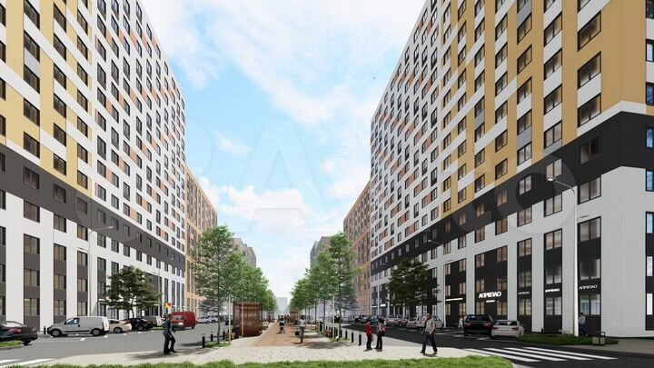 1-к. квартира, 32,9 м², 12/17 эт.