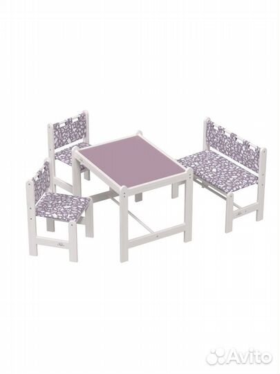 Набор детской мебели Гном «Hobby-4» (Стол, скамья