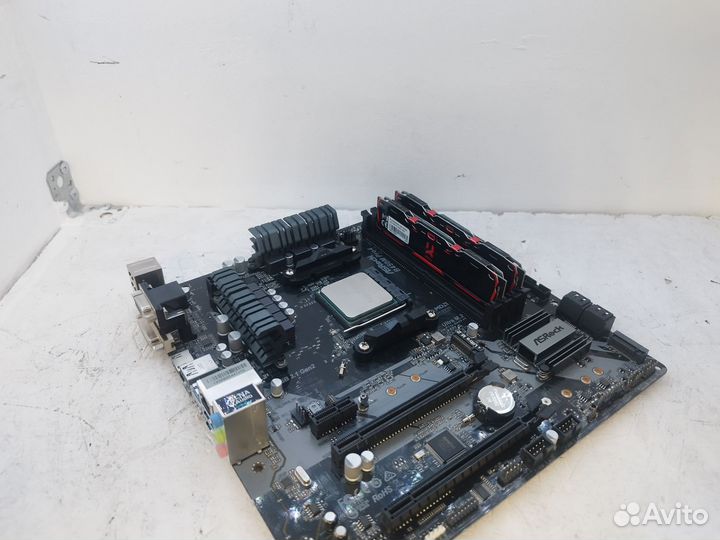 Комплект Ryzen 5 2600/b450/16gb