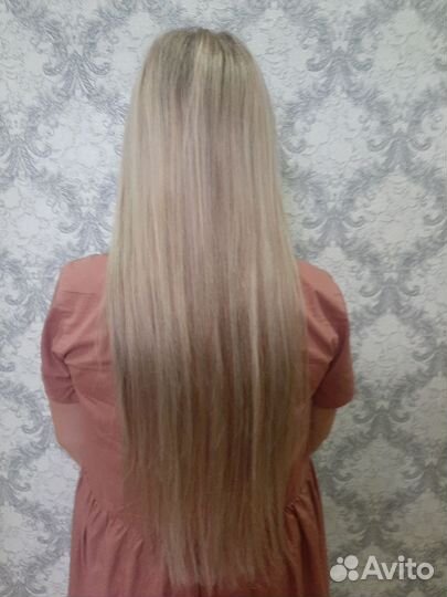 Наращивание волос+работа