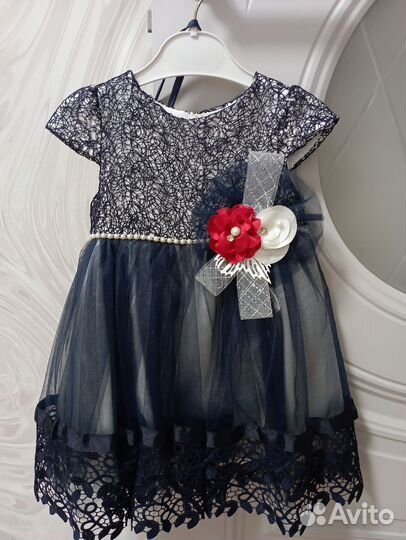 Платье для девочки 92