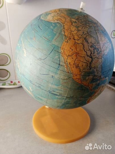 Глобус физический Земли