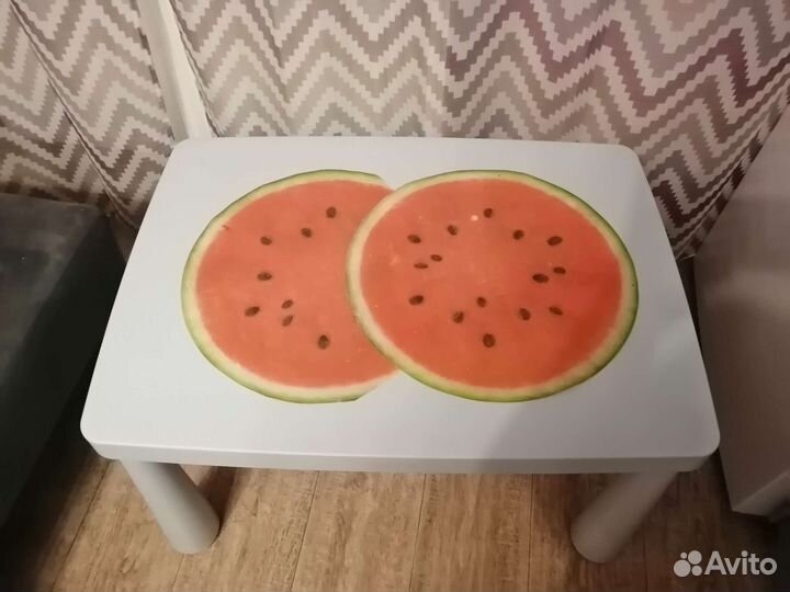 Детский стол и стул IKEA маммут