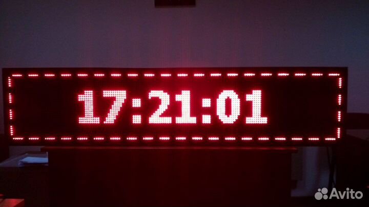 Бегущая строка 2.93х0.37м Led панель