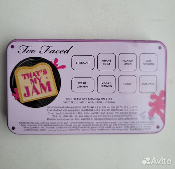 Палeтка теней Too faced. That's my Jam