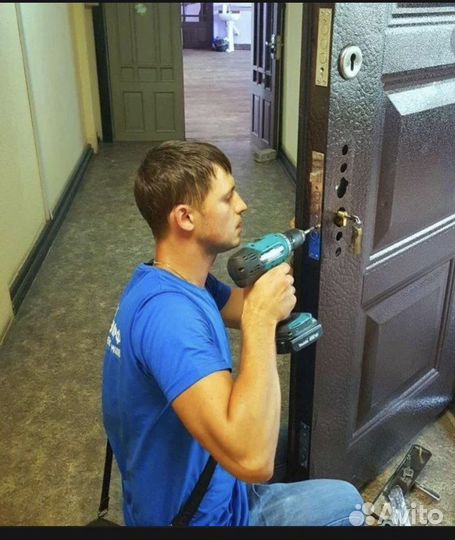 Ремонт металлических дверей