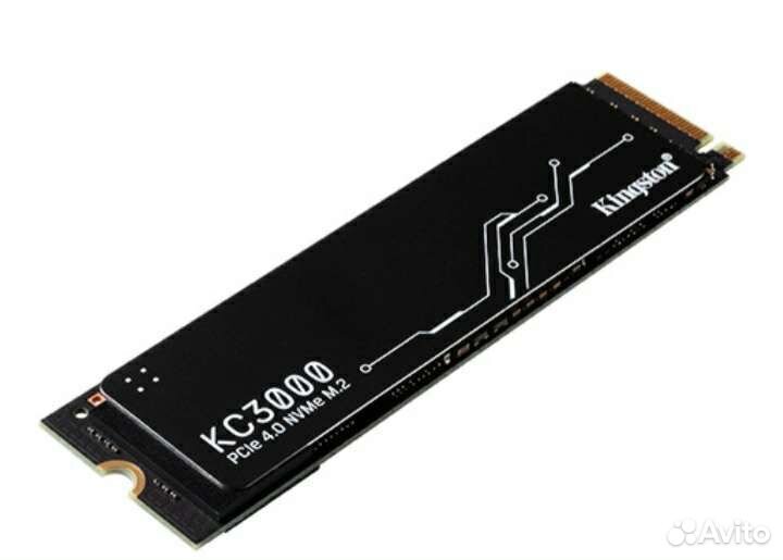 SSD M2 NVMe PCIe 4.0 Kingston KC3000 2TB 7000 мб/с