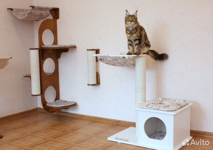 Белая когтеточка для котиков и кошек