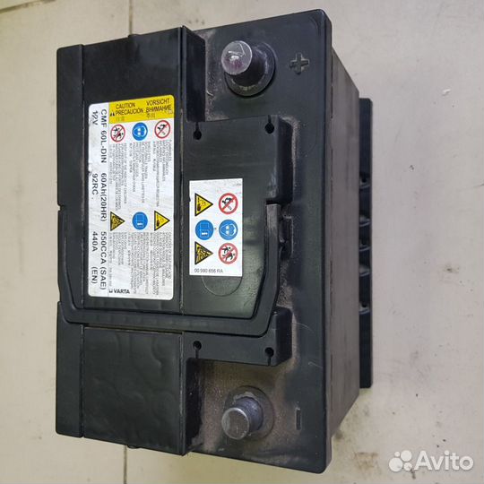 60 Ач аккумулятор б/у Varta