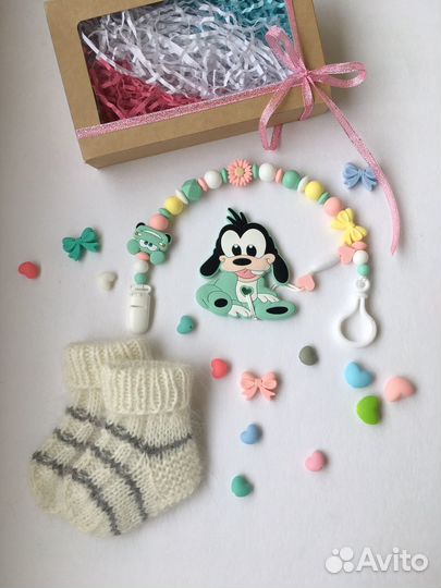 Носки шерстяные, детские, вязаные