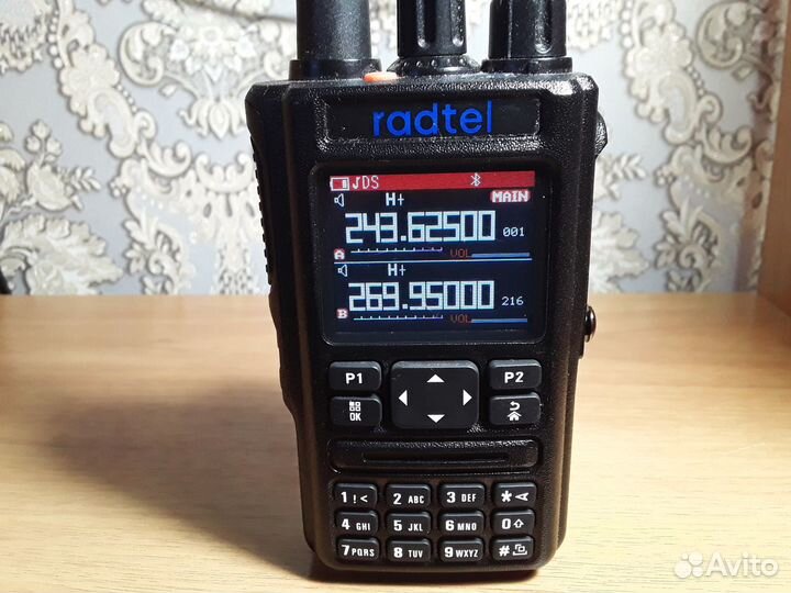 Укв радиостанция radtel RT-490 на satcom/144/430