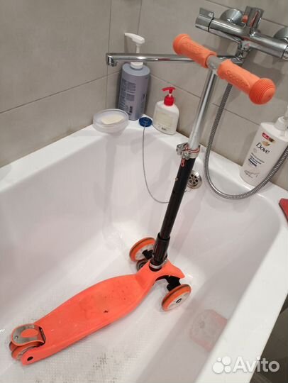 Самокат детский трехколесный бу