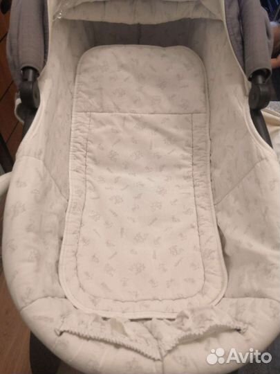 Коляска 2 в 1 indigo эко кожа