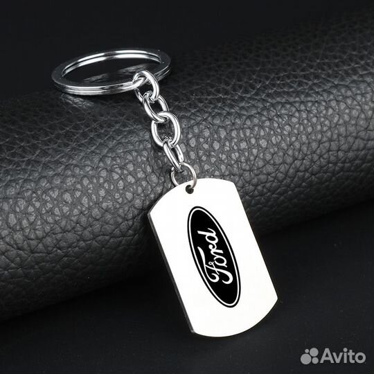 Брелок жетон для ключей с логотипом 