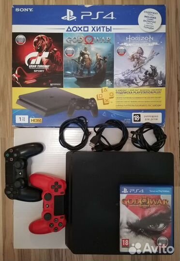 Sony Ps4 slim 500 gb 2 джойстика