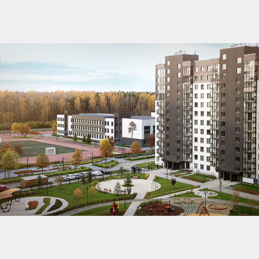 2-к. квартира, 69,9 м², 2/12 эт.