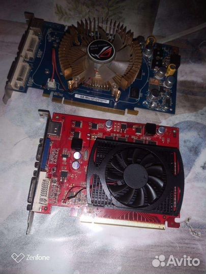 4шт Видеокарты проблемные