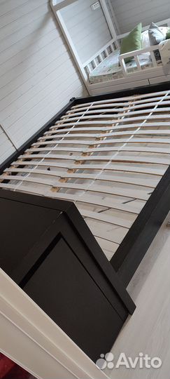Кровать IKEA malm + матрас hamnvik 180