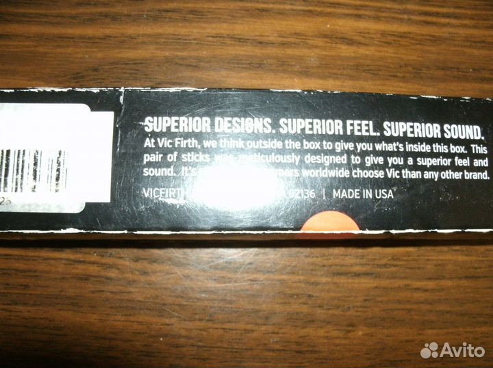 Барабанные палочки vic firth