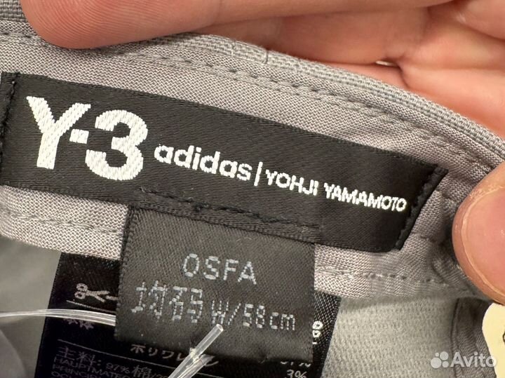 Yohji yamamoto кепка