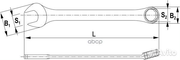 Набор ключей гаечных комбинированных на держателе