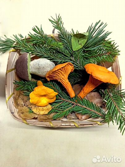 Ватная игрушка лисичка