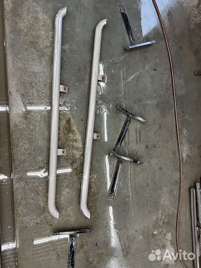 Хромированные пороги Nissan Juke