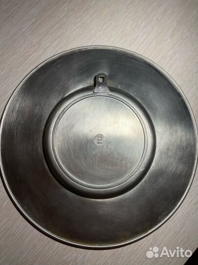 Оловянная тарелка Германия 24 см