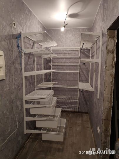 Гардеробная система на заказ от производителя