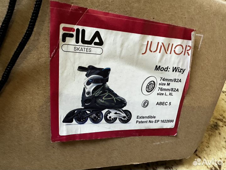 Роликовые коньки fila wizy