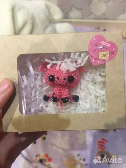 Хрюшка из бисера