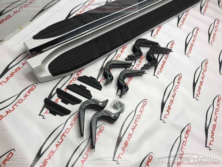 Подножки пороги Toyota Land Cruiser Prado 120 I721