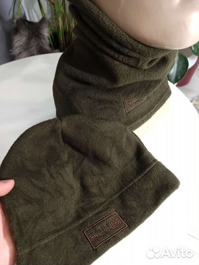 Комплект шапка и снуд набор флис мужской подарок