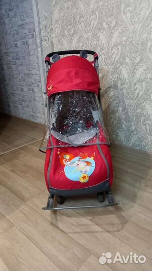 Детские санки коляска бу