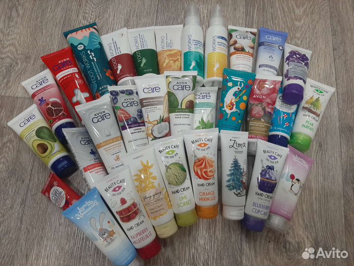 Кремы для рук и для ног avon и Фаберлик