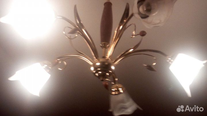 Люстра потолочная бу