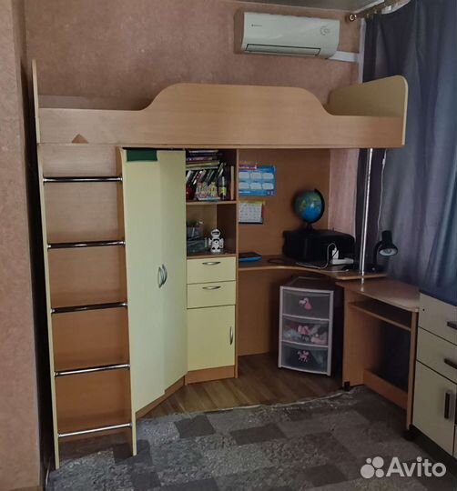 Детская кровать чердак