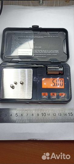 Весы электронные с гирькой карманные