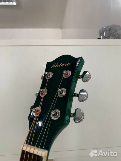 Акустическая гитара Elitaro 40 зеленая