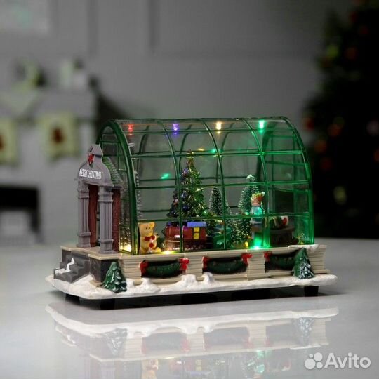 Светодиодная фигура 'Ёлки в комнате' 23 x 15 x 14