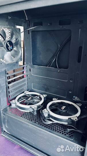 Корпус для пк Aerocool + 5 кулеров DarkFlash