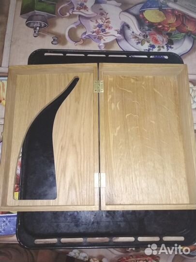 Деревянная коробка для бутылки коньяка